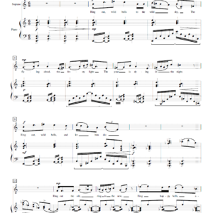 Six Songs, for soprano and piano